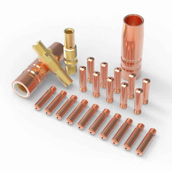 YW-100L Series Lincoln Magnum 100L  and Tweco Mini/#1 Replaceable MIG Welding Gun Consumables - Image 1