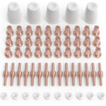 PT31-60PCS 60 Pcs PT31 Plasma Cutting Torch Comsumables