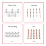 PT31-60PCS 60 Pcs PT31 Plasma Cutting Torch Comsumables - Image 2